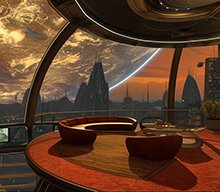 Creative interior design with wall art